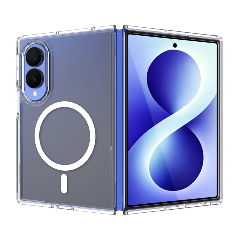 Cellect Samsung Galaxy Z Fold8 Átlátszó mágneses TPU+PC tok