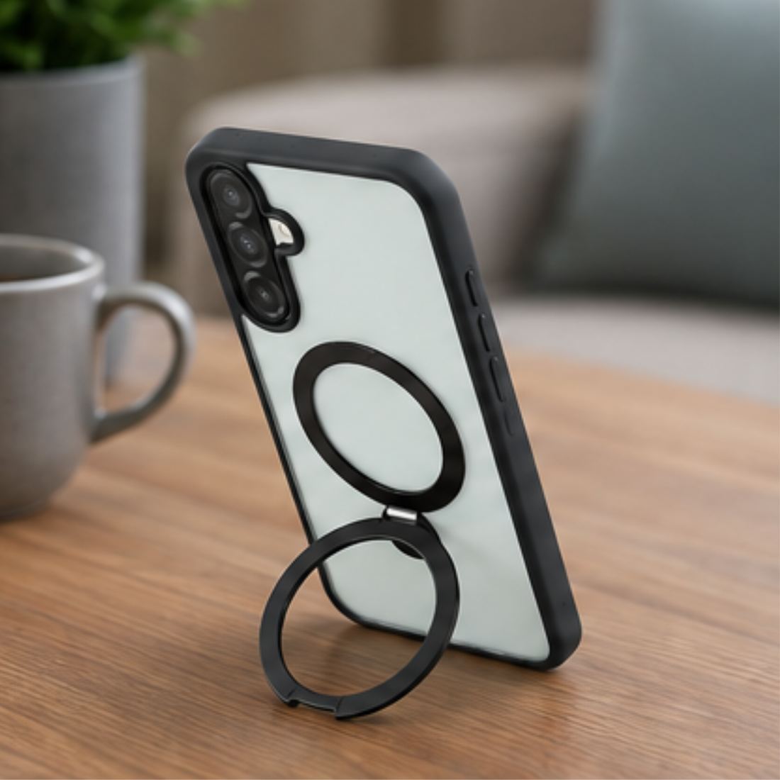 Cellect Samsung Galaxy A26 fekete mágneses 360° forgatható tok