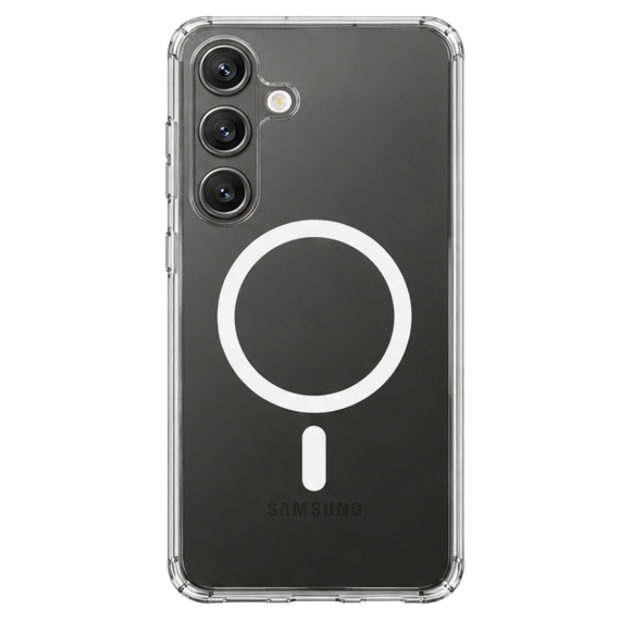 Cellect Samsung Galaxy S24 Plus Átlátszó mágneses TPU+PC tok