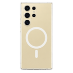 Cellect Samsung Galaxy S24 Ultra Átlátszó mágneses TPU+PC tok