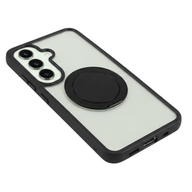 Cellect Samsung Galaxy S25 fekete mágneses 360° forgatható tok