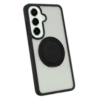 Cellect Samsung Galaxy S25 fekete mágneses 360° forgatható tok