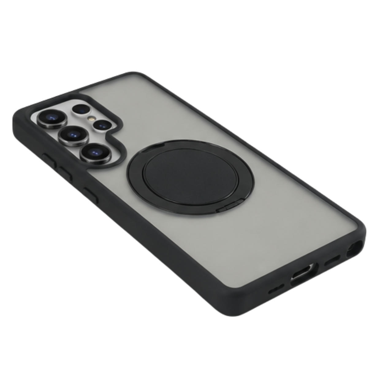 Cellect Samsung Galaxy S25 Ultra fekete mágneses 360° forgatható tok
