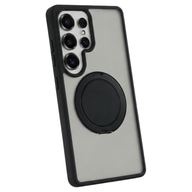 Cellect Samsung Galaxy S25 Ultra fekete mágneses 360° forgatható tok
