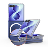 Cellect Samsung Galaxy Z Flip8 Átlátszó mágneses TPU+PC tok