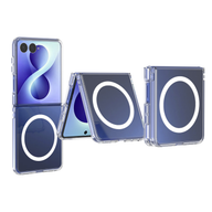 Cellect Samsung Galaxy Z Flip8 Átlátszó mágneses TPU+PC tok