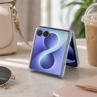 Cellect Samsung Galaxy Z Flip8 Átlátszó mágneses TPU+PC tok