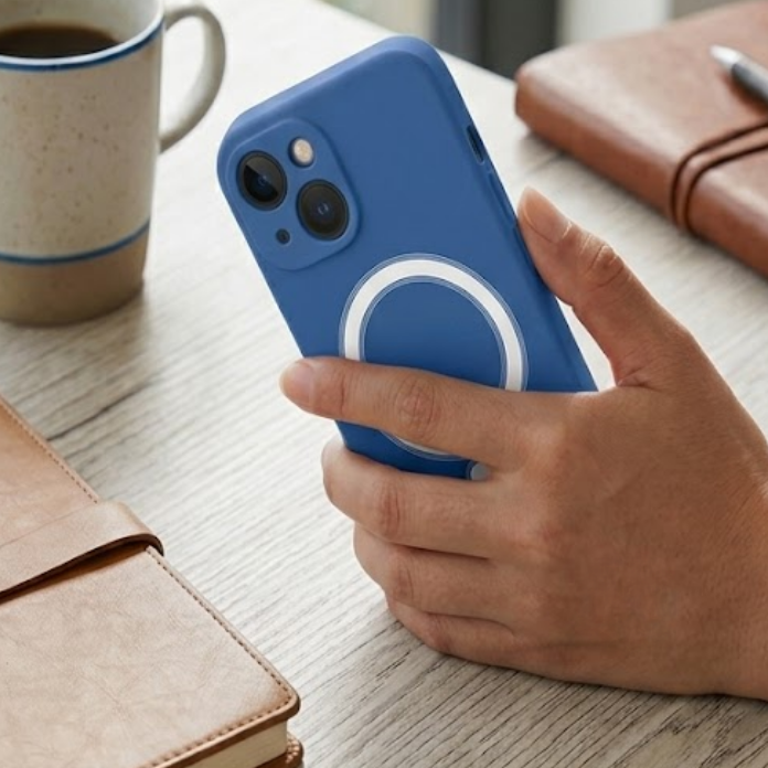 Cellect iPhone 15 Plus mágneses szilikon tok