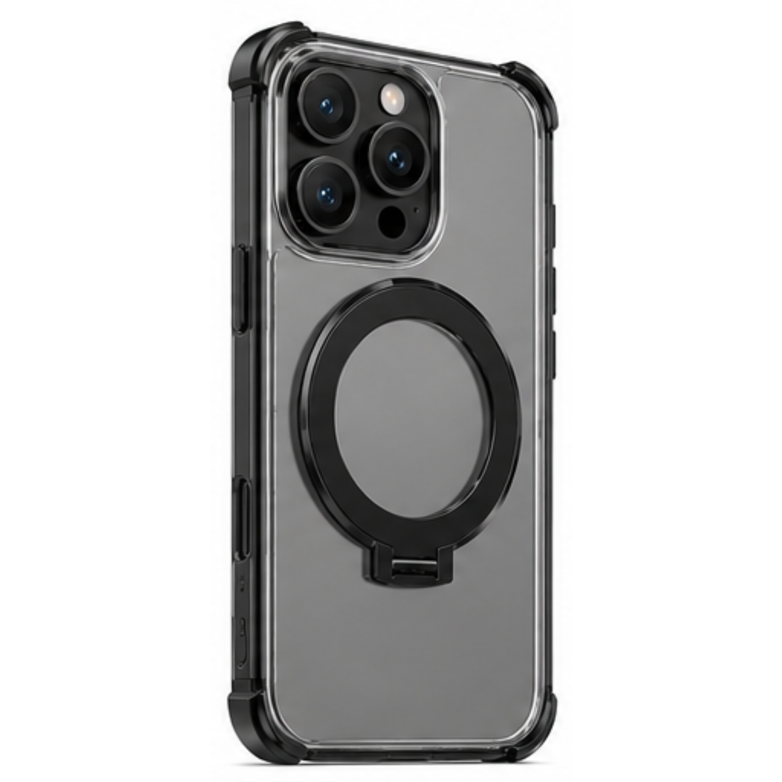 Cellect iPhone 16 Pro Max átlátszó mágneses tok gyűrűvel