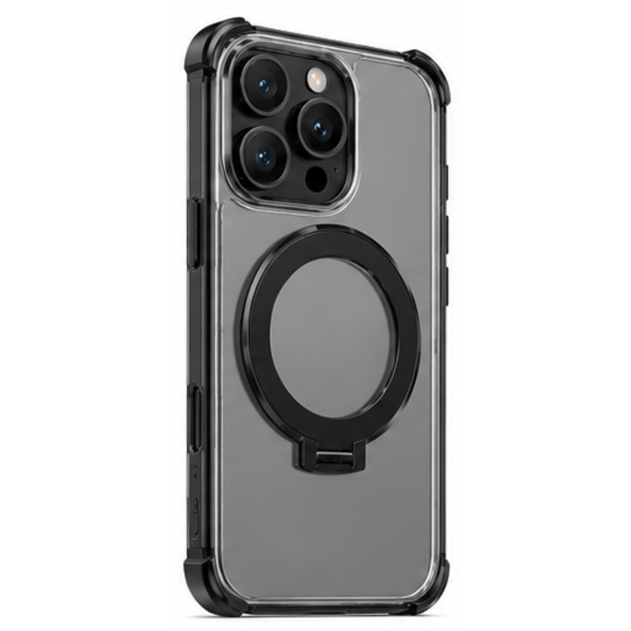 Cellect iPhone 16 Pro Max átlátszó mágneses tok gyűrűvel