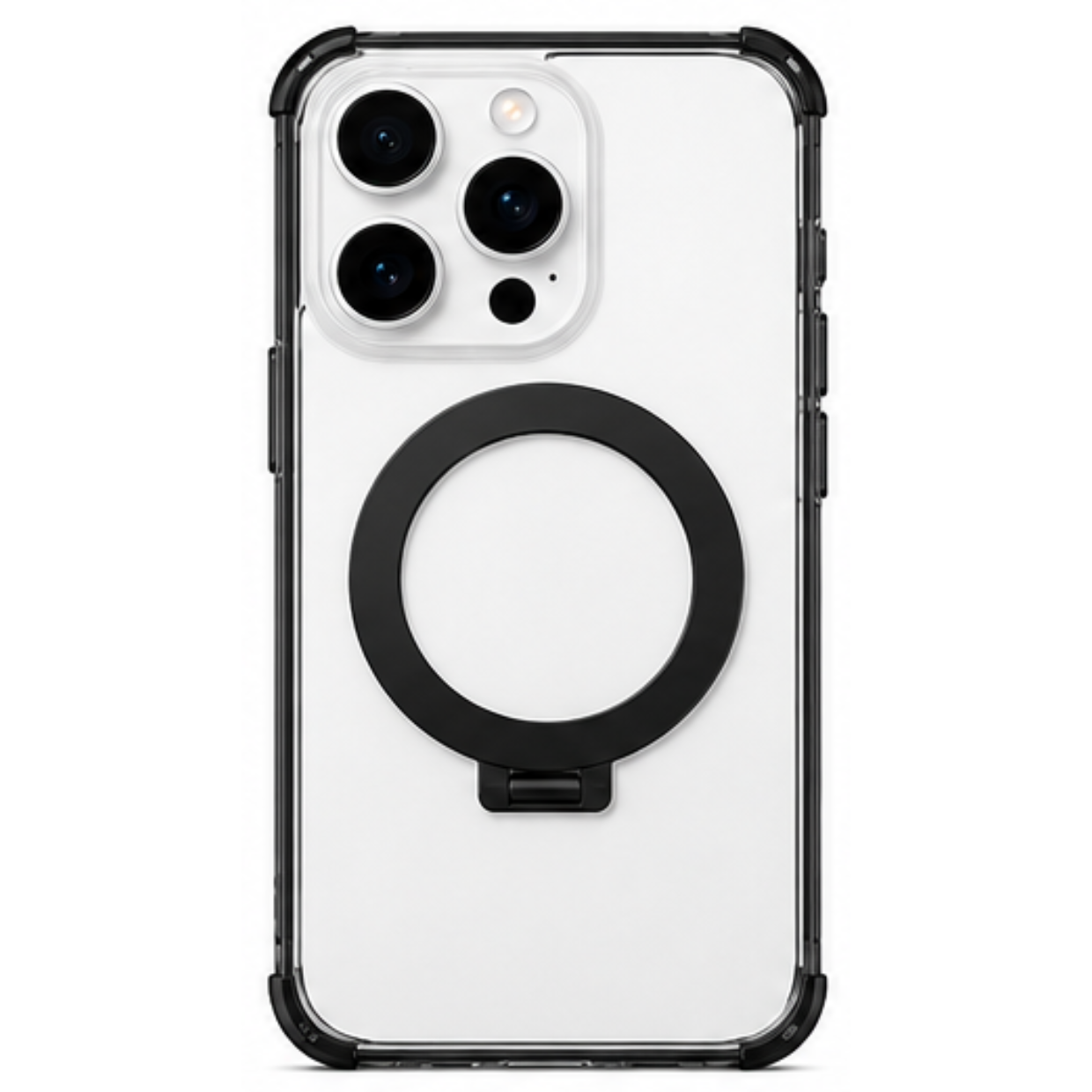 Cellect iPhone 16 Pro átlátszó mágneses tok gyűrűvel