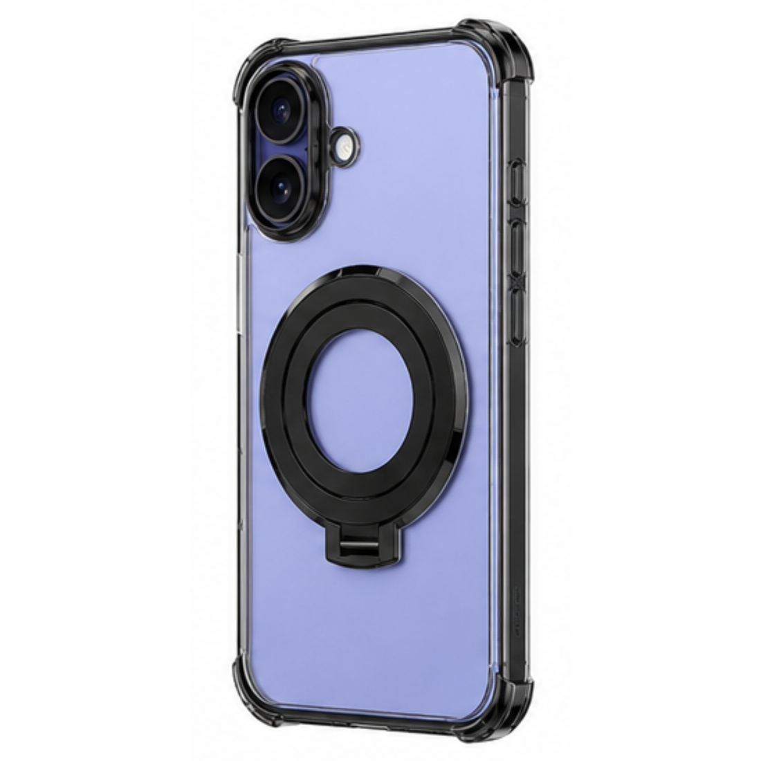 Cellect iPhone 16 átlátszó mágneses tok gyűrűvel