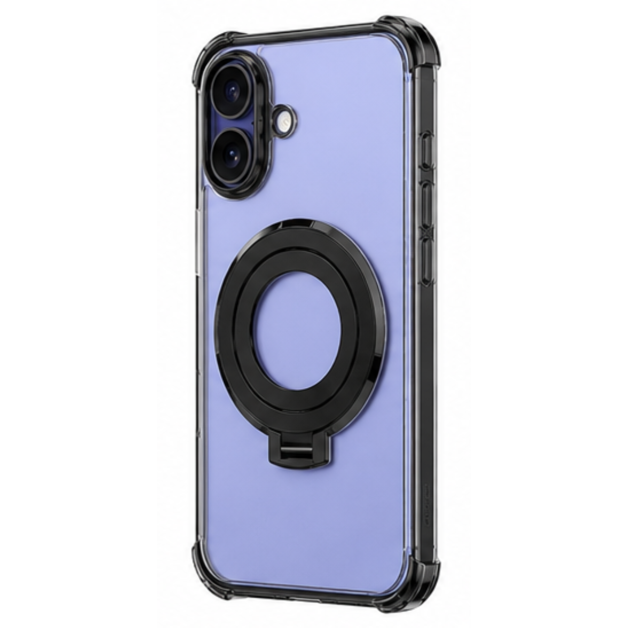 Cellect iPhone 16 átlátszó mágneses tok gyűrűvel