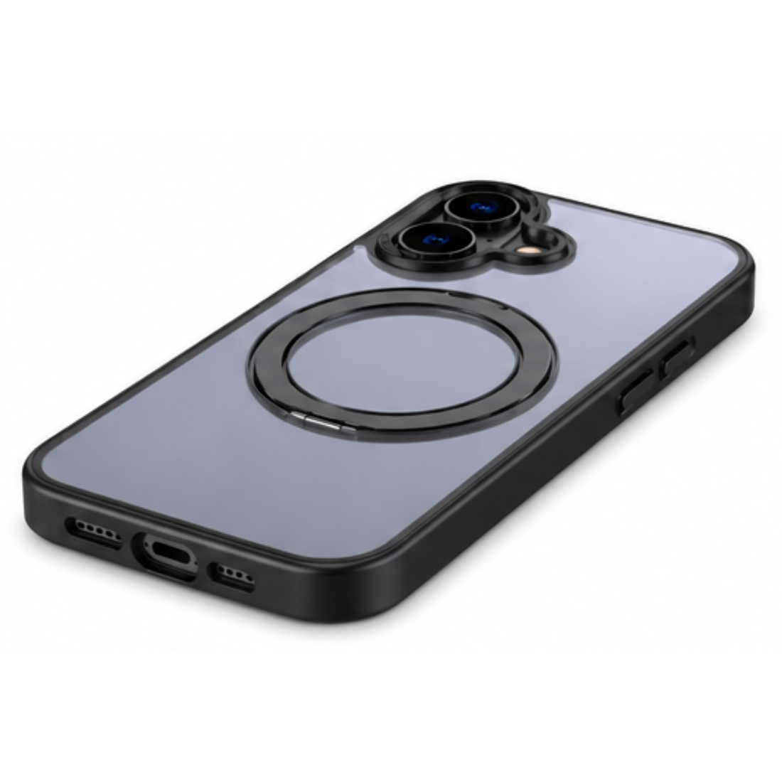Cellect iPhone 17 fekete mágneses 360° forgatható tok