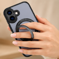 Cellect iPhone 17 fekete mágneses 360° forgatható tok