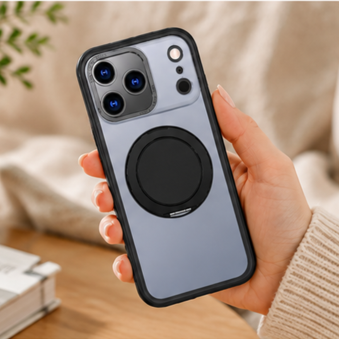Cellect iPhone 17 Pro mágneses 360° forgatható tok