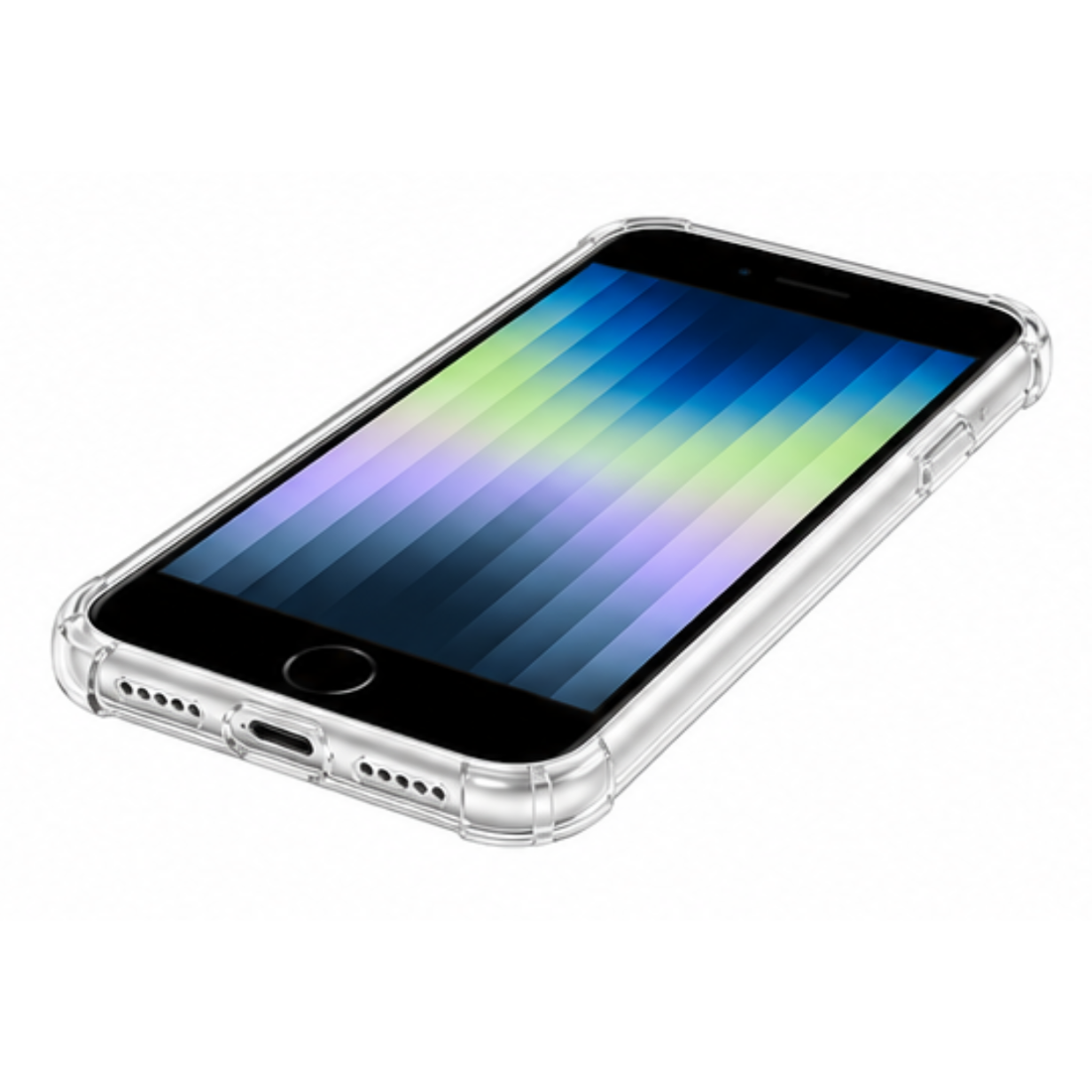 Cellect iPhone SE 2022/2020/8/7 átlátszó ütésálló hátlap