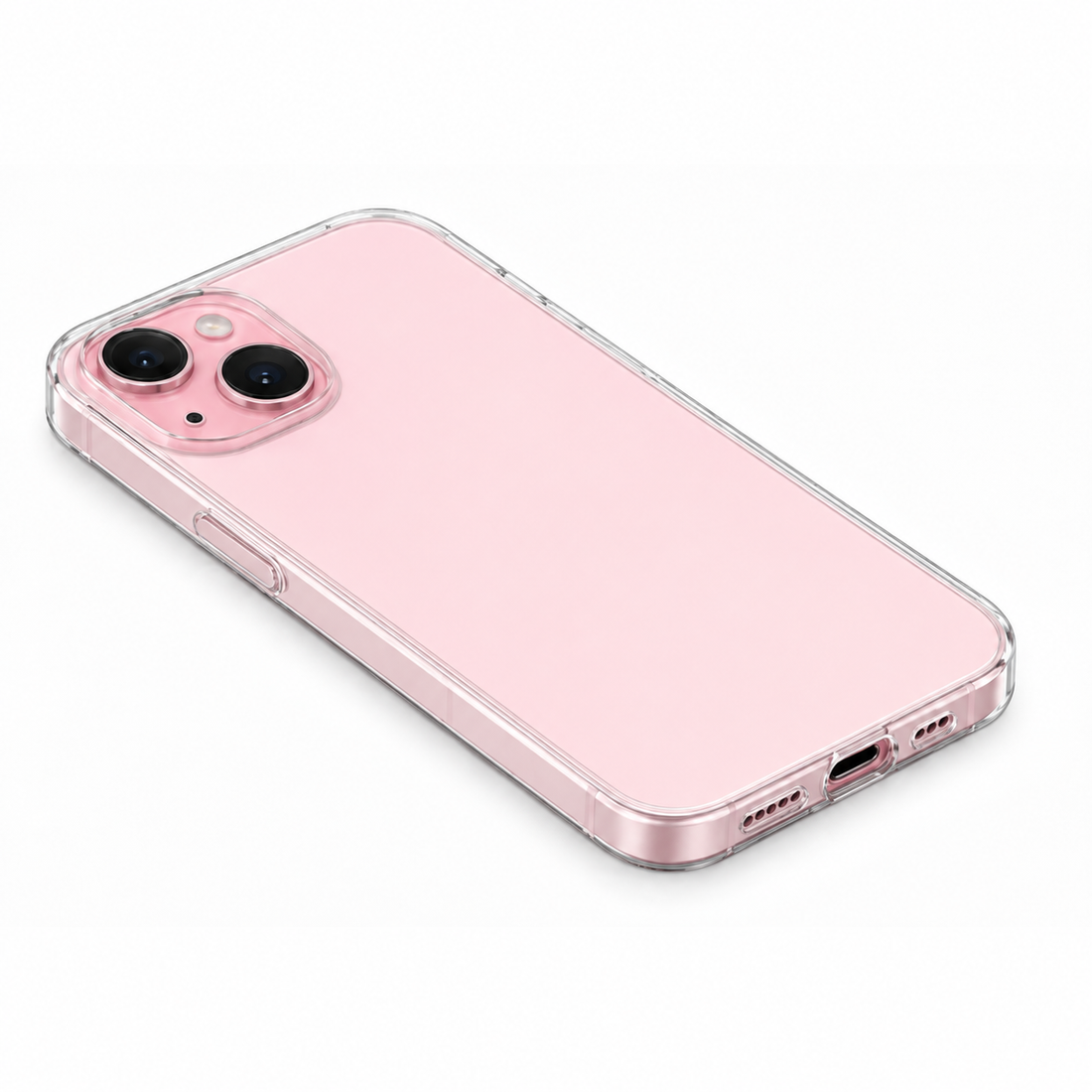 Cellect iPhone 15 vékony átlátszó TPU szilikon hátlap