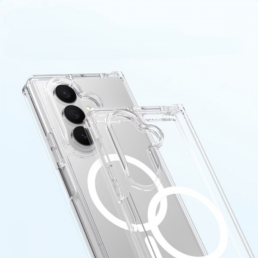 Cellect Samsung Galaxy Z Fold8 Ultra átlátszó mágneses TPU+PC tok