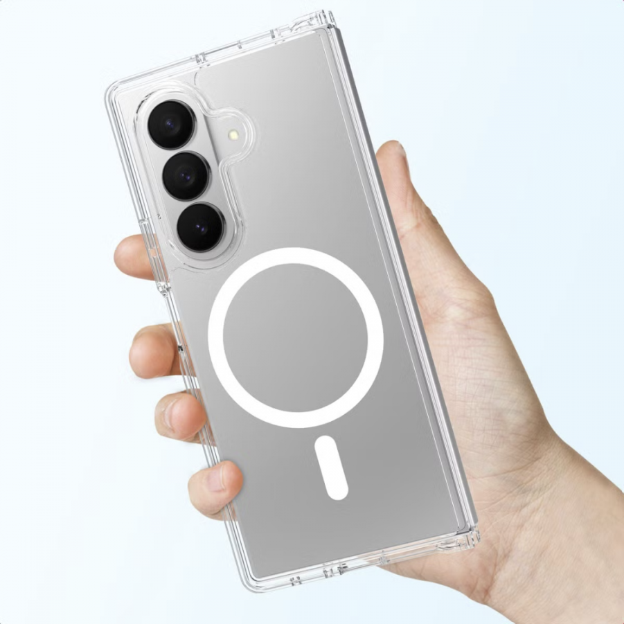 Cellect Samsung Galaxy Z Fold8 Ultra átlátszó mágneses TPU+PC tok