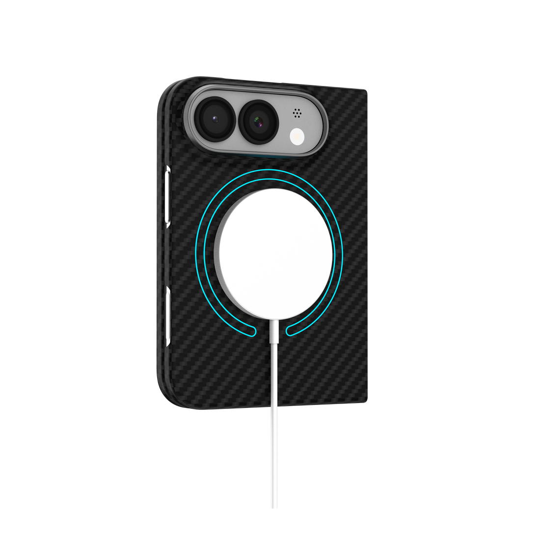 Cellect iPhone Duo mágneses aramid karbon tok