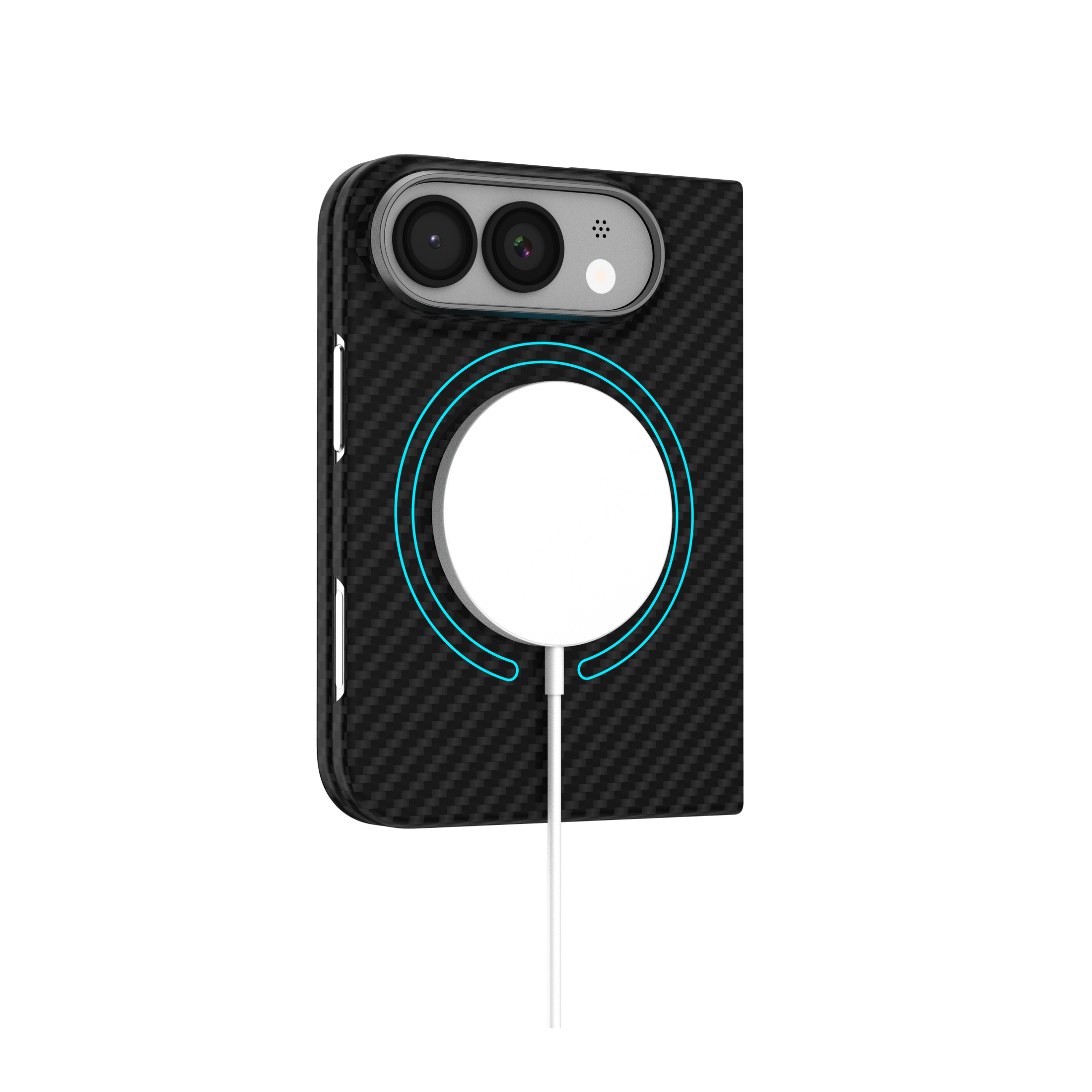 Cellect iPhone Duo mágneses aramid karbon tok