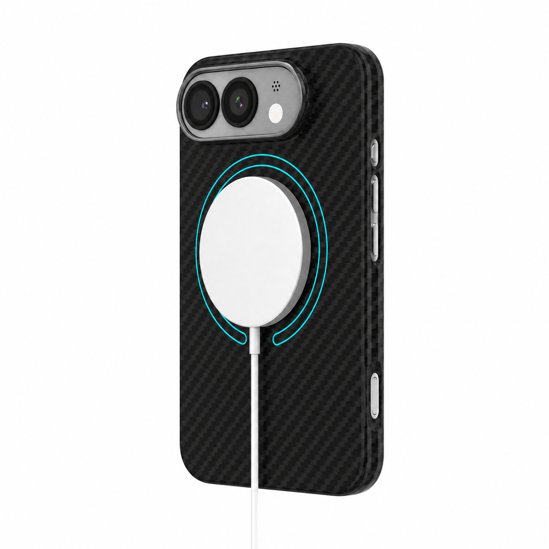 Cellect iPhone Duo mágneses aramid karbon tok