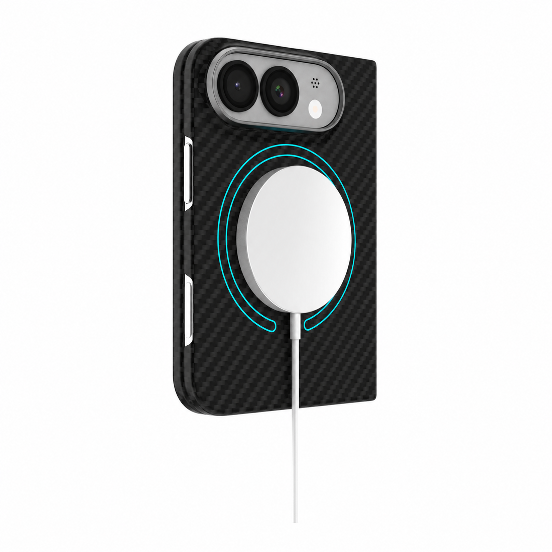 Cellect iPhone Duo mágneses aramid karbon tok