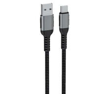 Cellect USB-A to Type-C szürke 200cm adatkábel