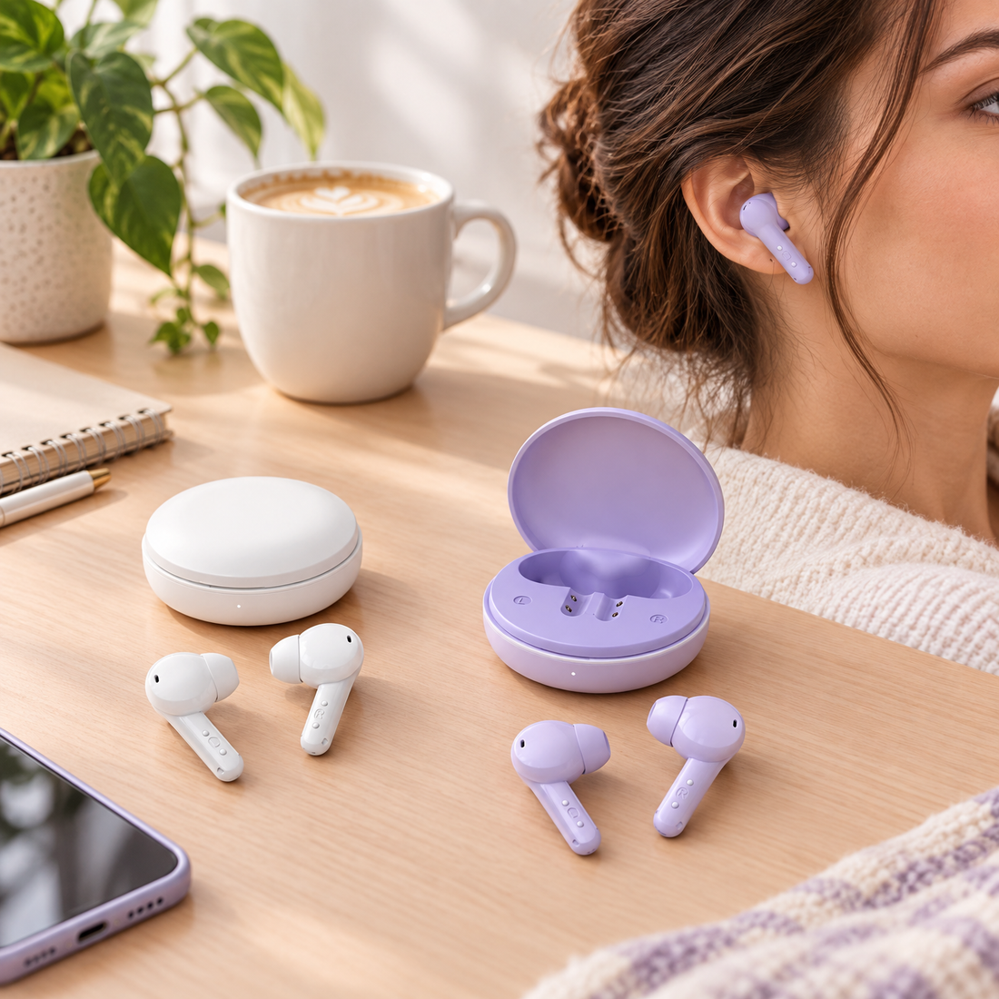Honor Earbuds A Pro zajszűrős vezeték nélküli fehér fülhallgató