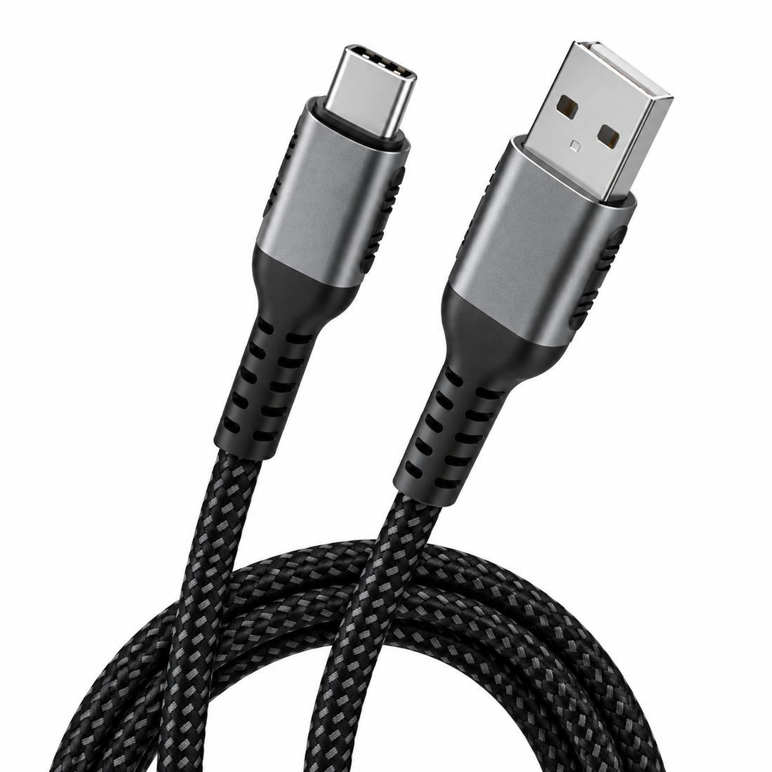 Cellect USB-A to Type-C adatkábel, 2m, Szürke