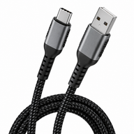 Cellect USB-A to Type-C adatkábel, 2m, Szürke