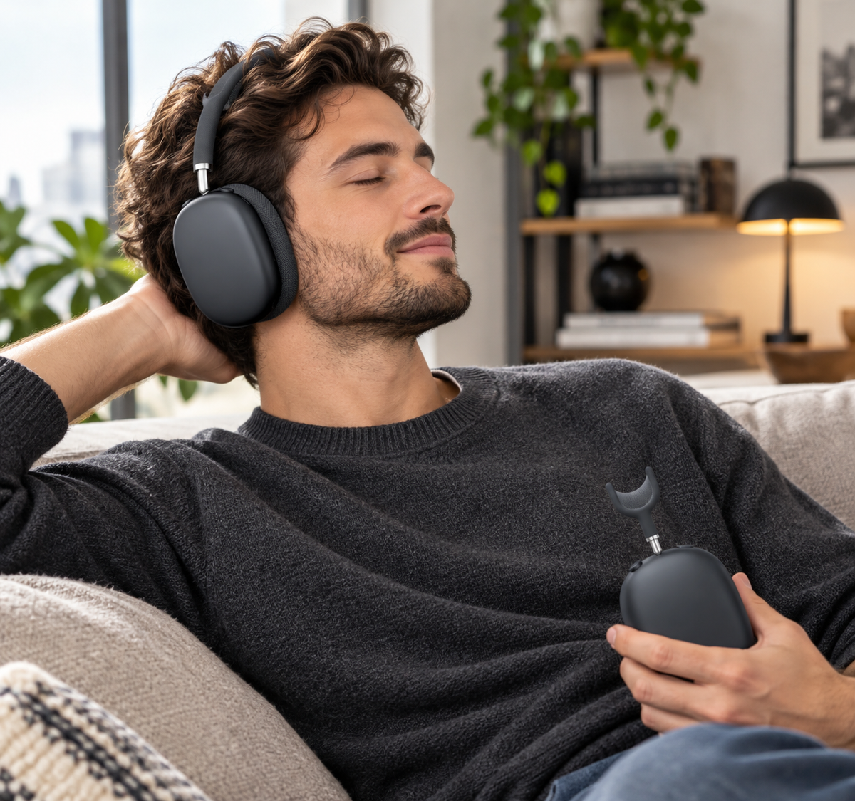 Apple AirPods Max (USB-C) - éjfekete '24