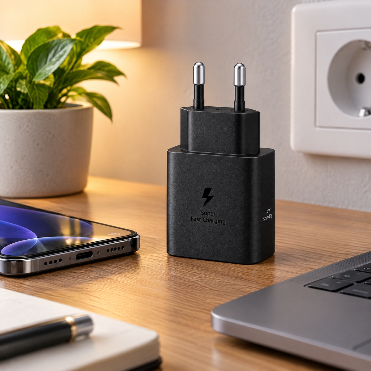 Samsung 45W fekete hálózati adapter