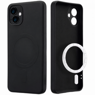 Cellect iPhone 13 fekete mágneses szilikon tok