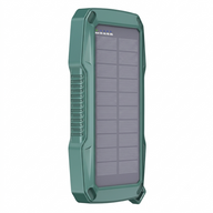 Cellect 10000 mAh solar power bank wireless töltéssel, Terepzöld