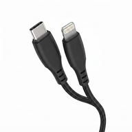 Cellect Ligtning és USB-C adat és töltőkábel, 200 cm, Fekete