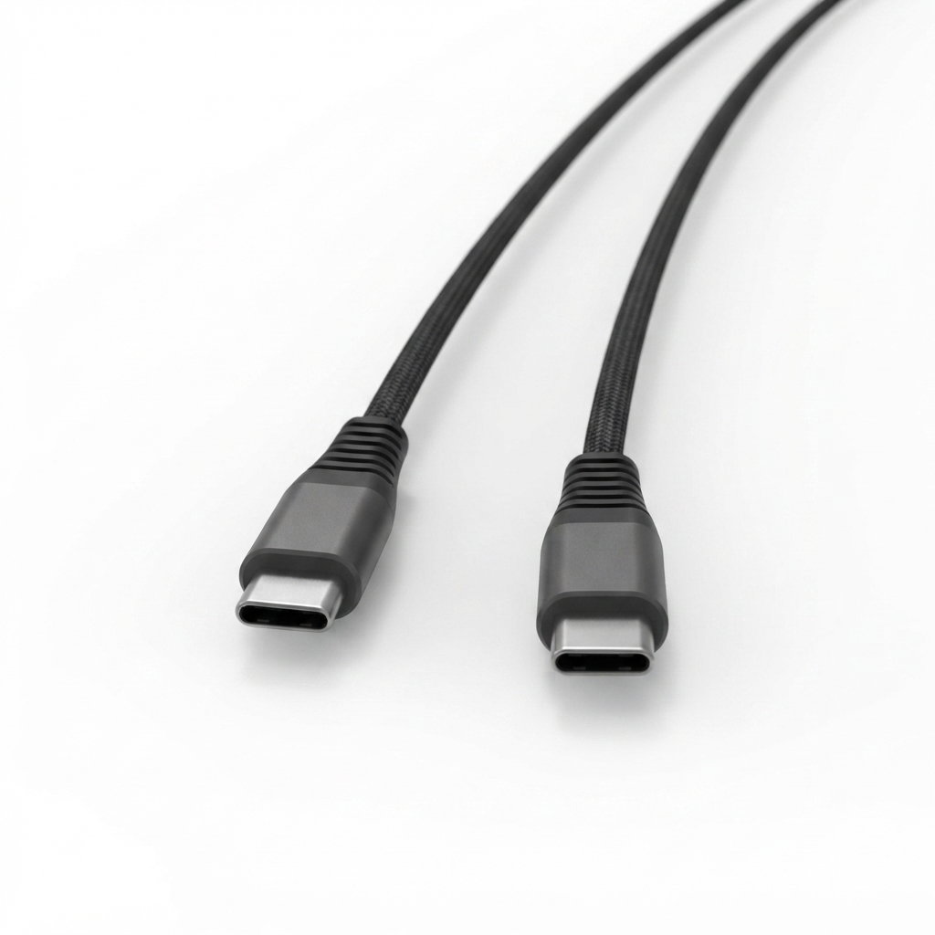 Cellect fekete extra erős 100W USB-C és USB-C adatkábel 200 cm