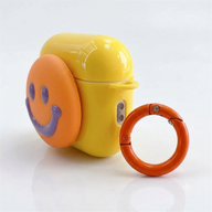 Cellect Airpods 3 smile szilikon tok, Narancssárga
