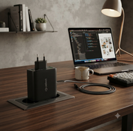 Cellect 120W hálózati gyorstöltő adapter, Fekete