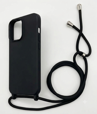 Cellect iPhone 16 Pro fekete tok fekete nyakbaakasztóval