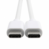 Cellect USB-C és USB-C adat és töltőkábel, 100 cm, Fehér
