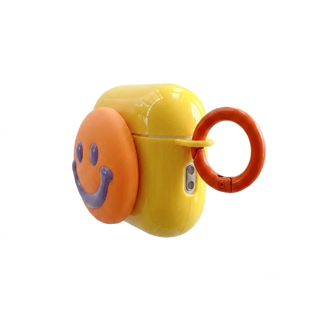 Cellect Airpods 3 smile szilikon tok, Narancssárga