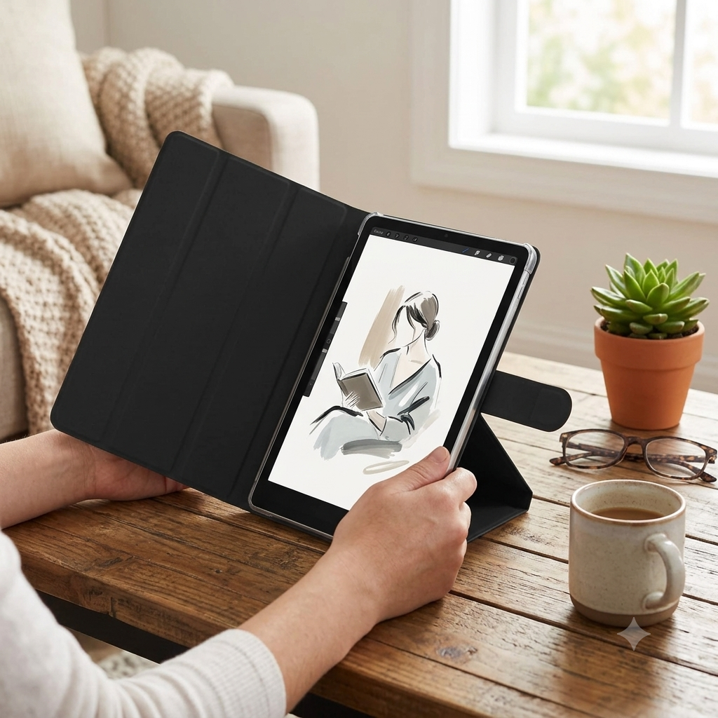 Cellect Etui 8''-os univerzális tablet tartó