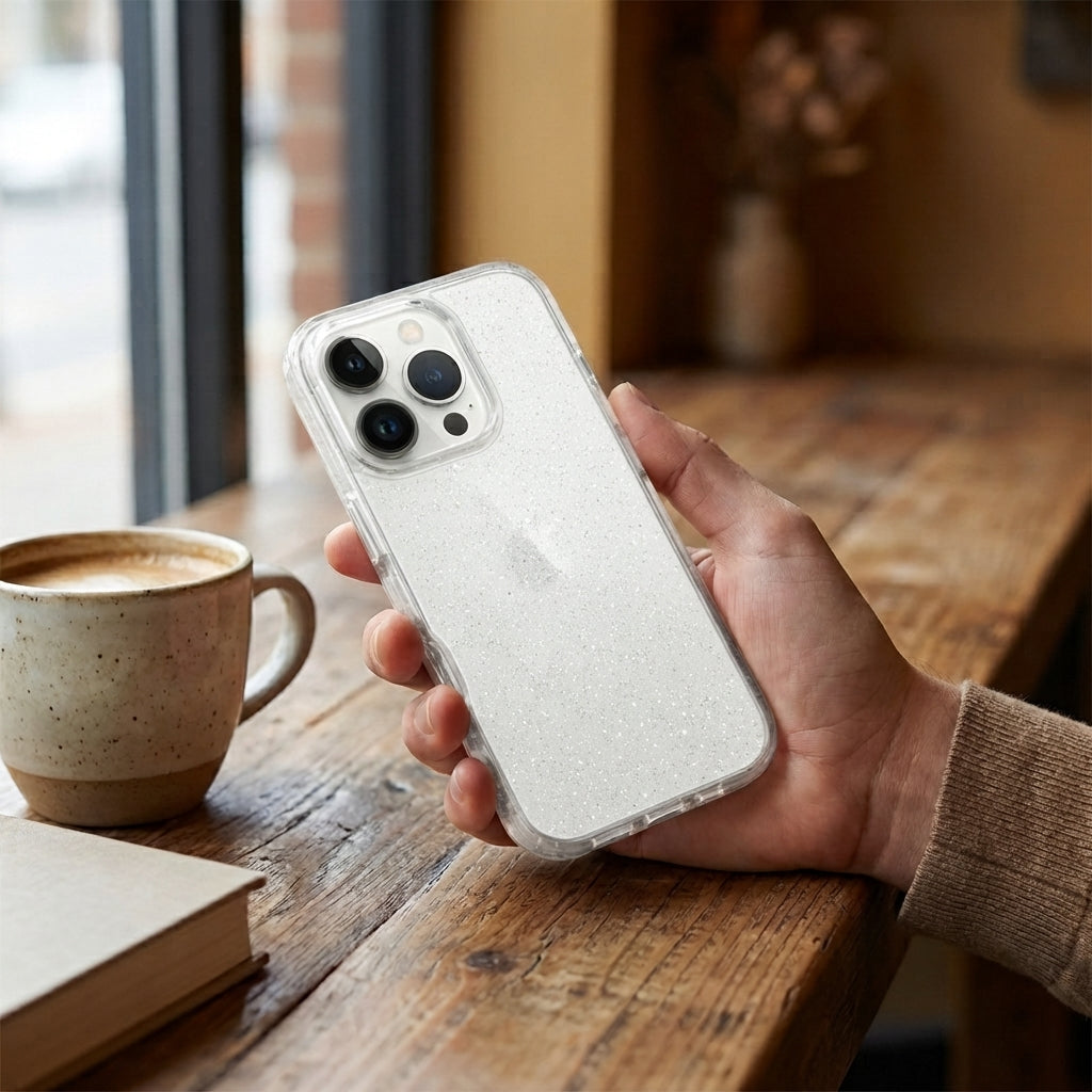 Cellect Iphone 16 Pro csillámos szilikon telefontok