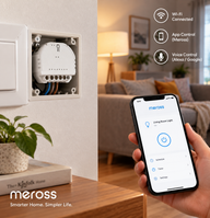 Meross MSS815MA WiFi intelligens fali kapcsoló relé