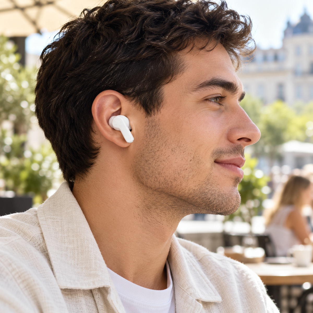 JBL Wave Beam True Wireless fehér fülhallgató