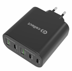 Cellect 120W hálózati gyorstöltő adapter, Fekete
