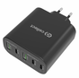 Cellect 120W hálózati gyorstöltő adapter, Fekete