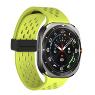 Cellect Galaxy Watch7/Ultra lyukacsos mágneses szil. óraszíj, 24 mm